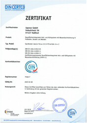 Uponor CER Siccus Sport SYS MECH DIN CERTCO 7F465-F DE DE